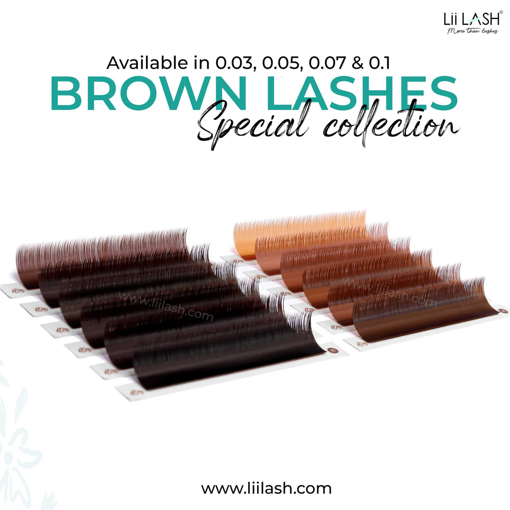 Lii Lash's-Brown-lashes-collection-12-shades