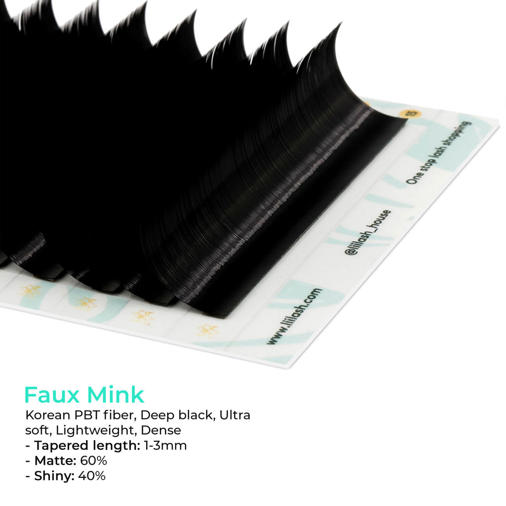 Faux Mink lash extension material
