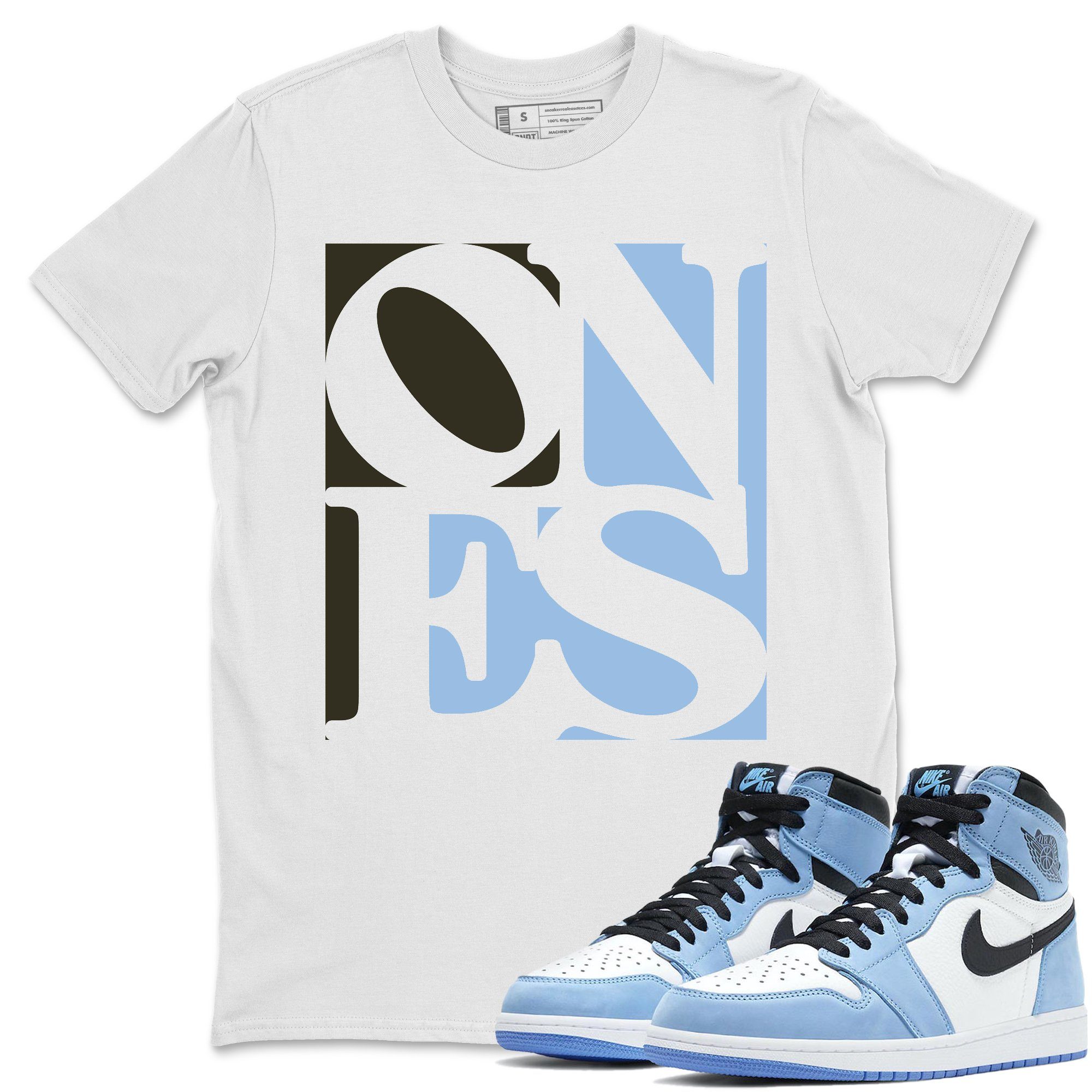 jordan 1 university blue shirts