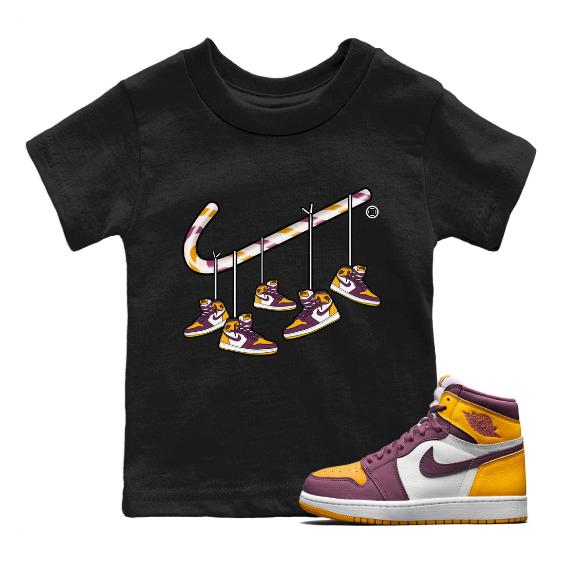 candy jordan 1 shirt