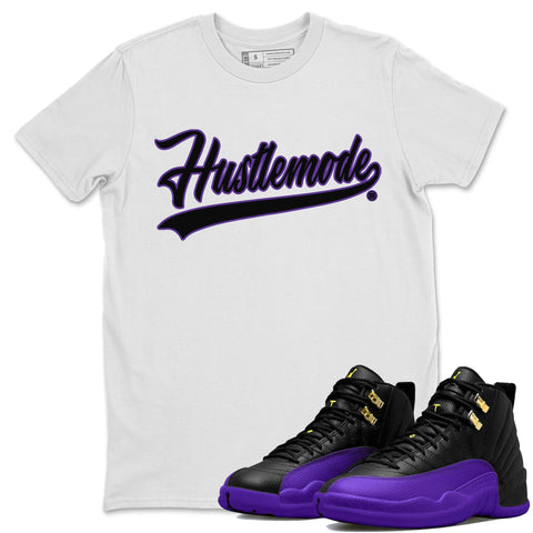 Sneaker Matching T-Shirt - Matches Air Jordan Retro 12 FIBA | Money Power Respect | SkylarStyle S
