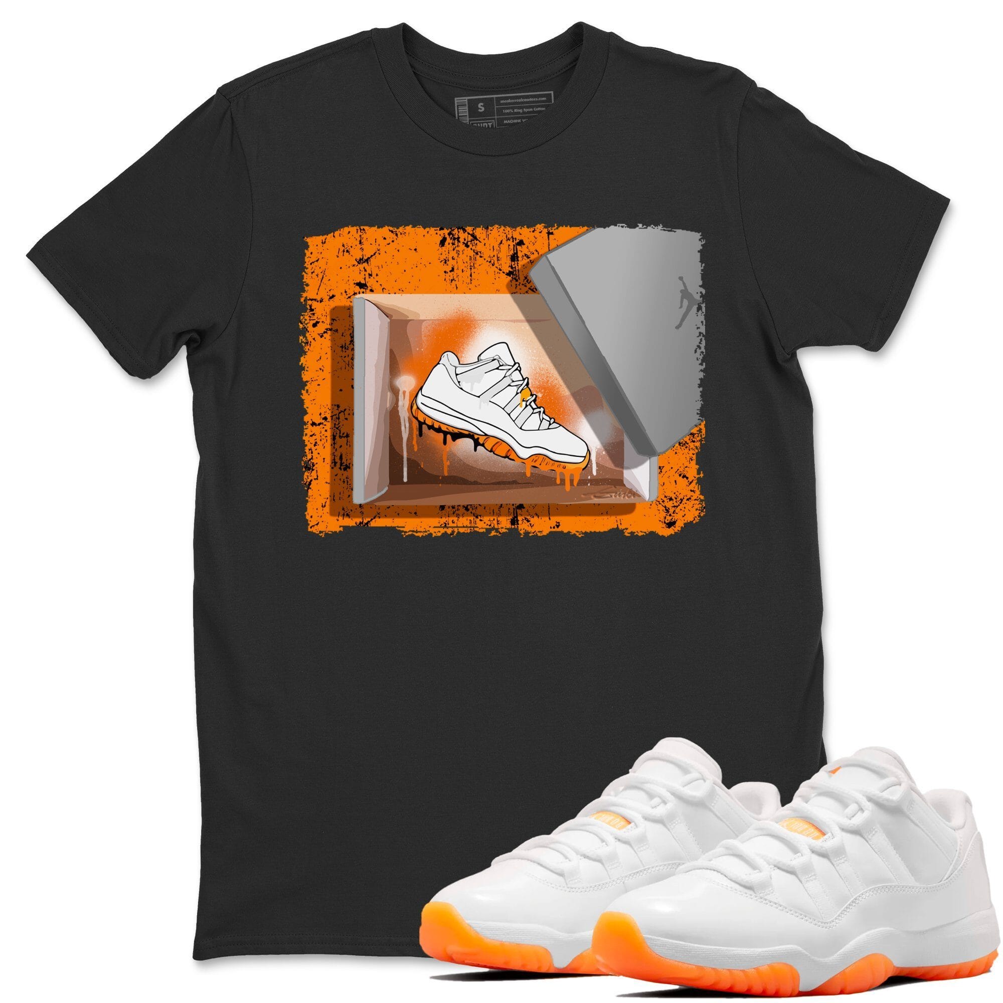 citrus orange jordan 11 shirt