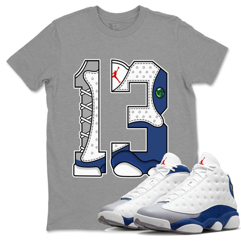 Blue Jordan France Basketball Graphic T-Shirt