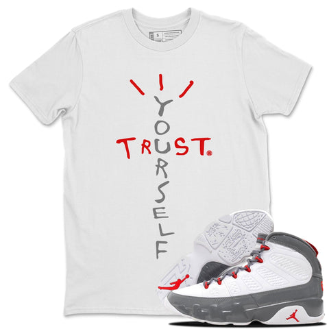 Sneaker Matching T-Shirt - Matches Air Jordan 9 UNC Pearl Blue | Respect My Hustle | SkylarStyle L