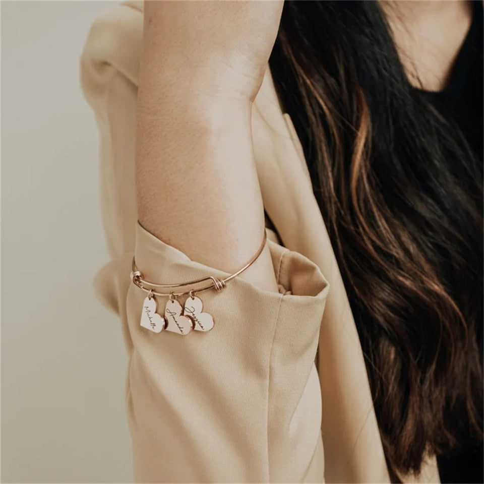 Personalized Names Engravable Bangles