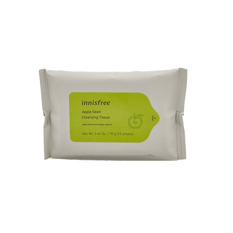 [Innisfree] Apple Seed Cleansing Tissue 15 Sheets