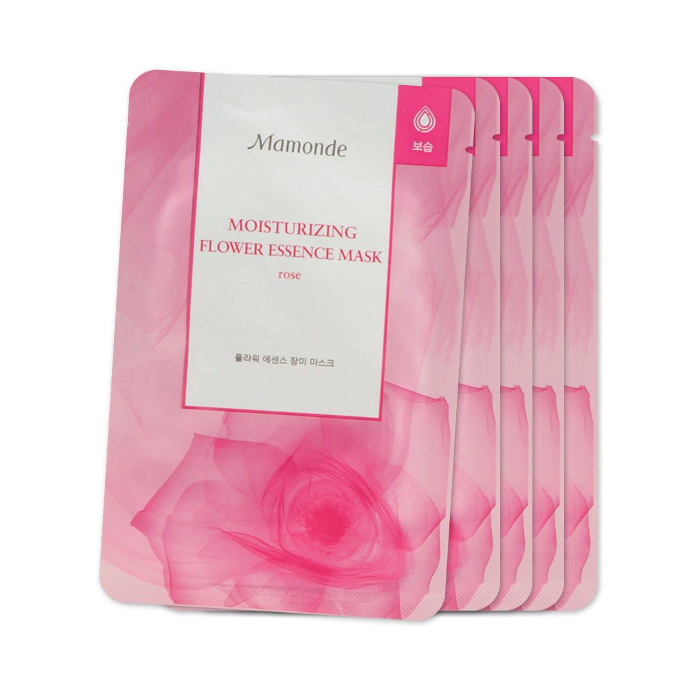 Káº¿t quáº£ hÃ¬nh áº£nh cho Mamonde Moisturizing Flower Essence Mask rose