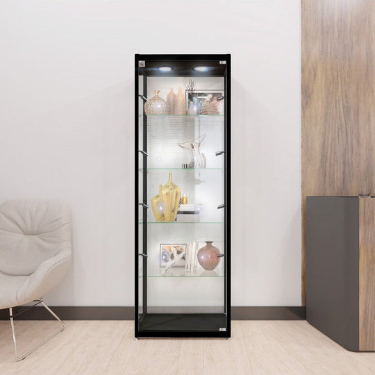 Black Glass Cabinets & Display Cases – Displaysense