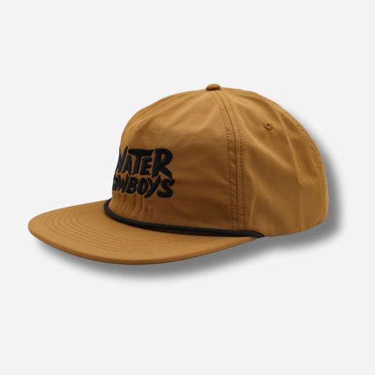 Tan Brown Logo Trucker Hat – Water Cowboys