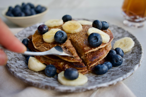 Blueberry Millet Pancakes