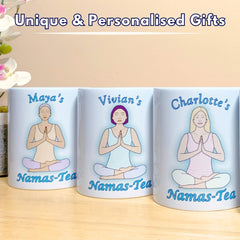 Personalised Yoga Gift - Namas-tea Mugs