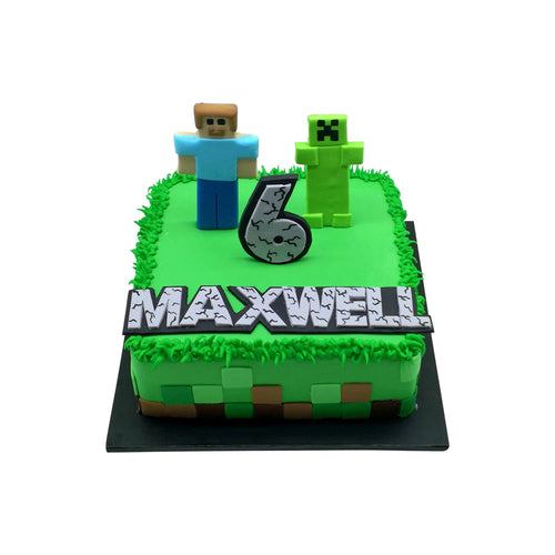 Minecraft Layer Cake - Classy Girl Cupcakes