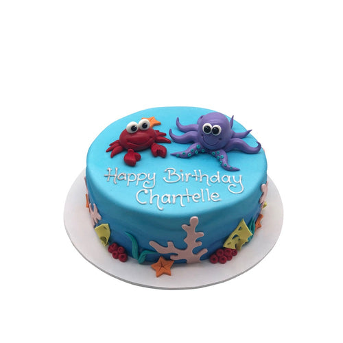 Animal Themed Baby Shower Cake - CakeCentral.com