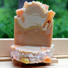 mango artisan goat milk soap