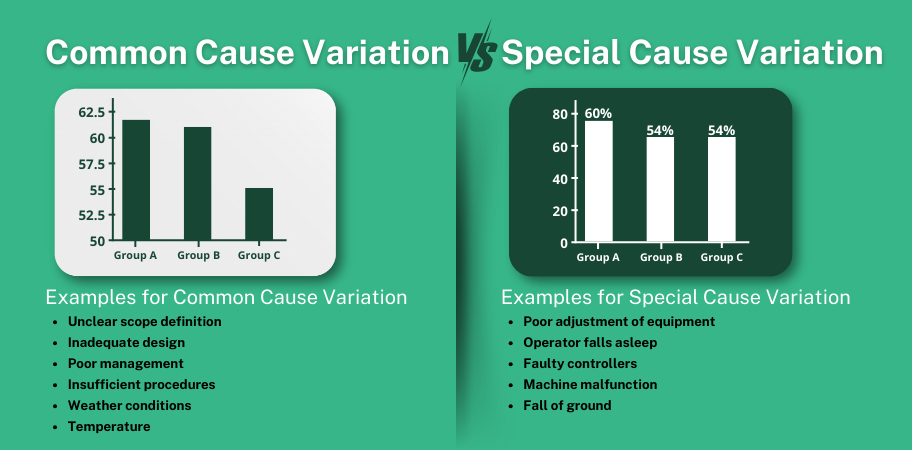 Common Cause Variation and Special Cause Variation