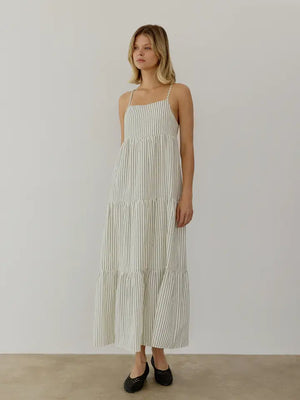 The Aspen Dress in Cream - Petals & Jackets