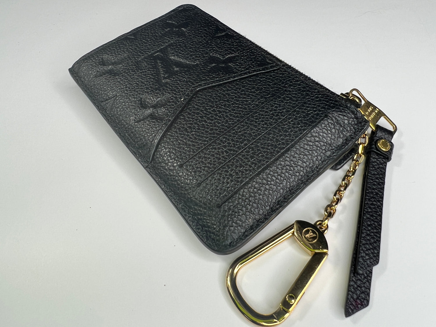 Louis Vuitton Black Monogram Empreinte Leather Recto Verso Card Holder -  ShopStyle