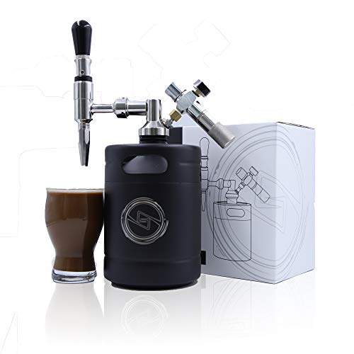 Royal Brew Nitro Cold Brew Coffee Maker Home Keg Kit System - Black for  sale online