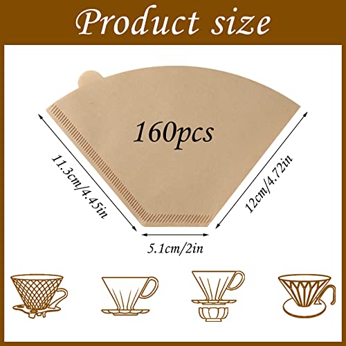  BRIKINTE Disposable Coffee Paper Filters for Ninja Coffee Maker,  100 Pcs #4 Cone Replacement Filter for Ninja DualBrew Pro Ninja Coffee Bar Brewer  Ninja Coffee Maker Filter Accessories: Home & Kitchen