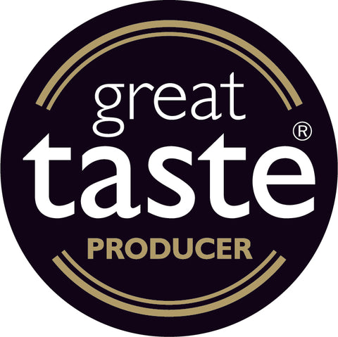 Great Taste Producer badge earned by producing the best unpasteurised sauerkraut in the UK
