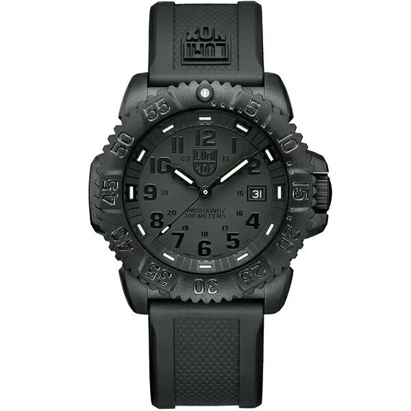 ルミノックス LUMINOX  腕時計 メンズ 3051.bo ルミノックス ネイビーシールズ ブラックアウト 3050シリーズ LUMINOX 3051 BLACK OUT 3051.BO クオーツ ブラックxブラック