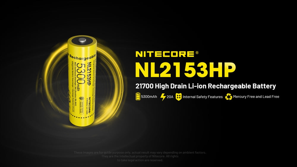 Nitecore NL2153HP 21700 5300mAh 20A Battery