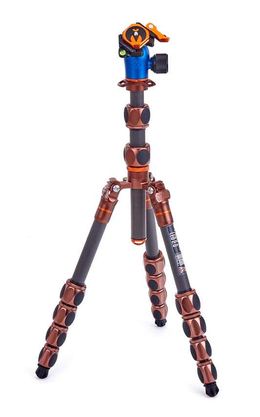 Tortoise Columnless Tripod #0 Carbon Fiber TTOR03C+GX25 head 3 sections