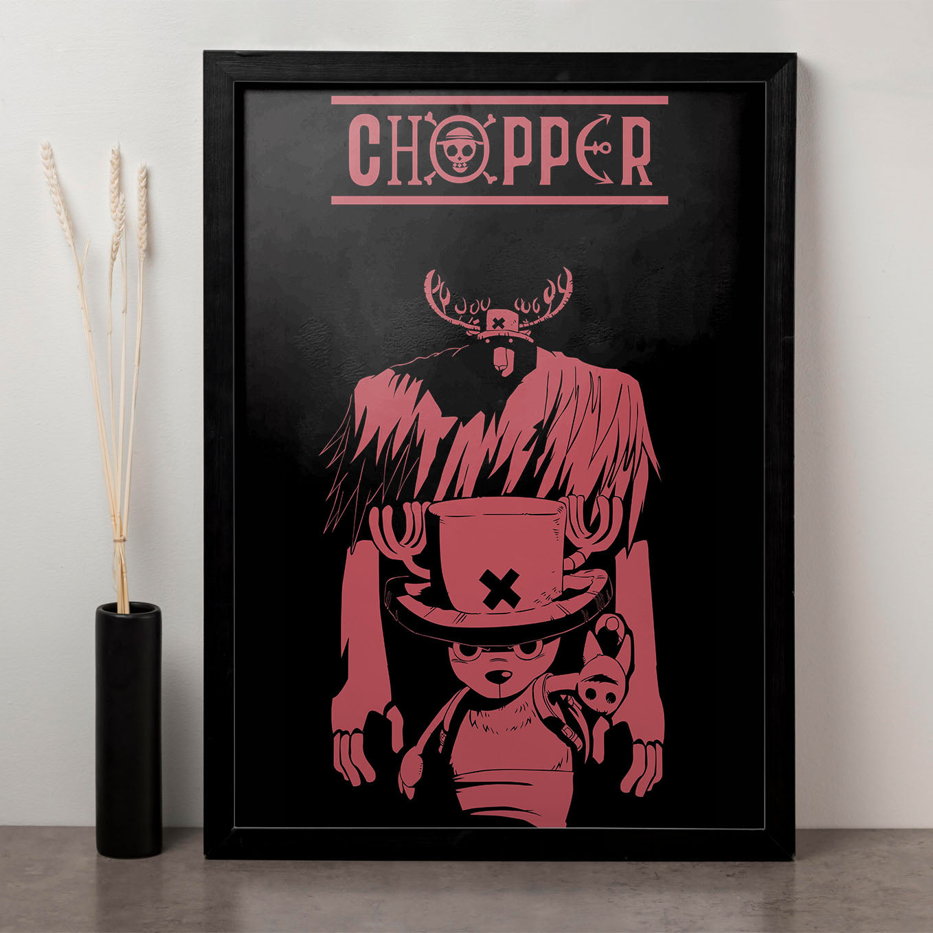 One Piece Chopper Monster point Poster Art Framed 13x19-Inch– SoulAbiti