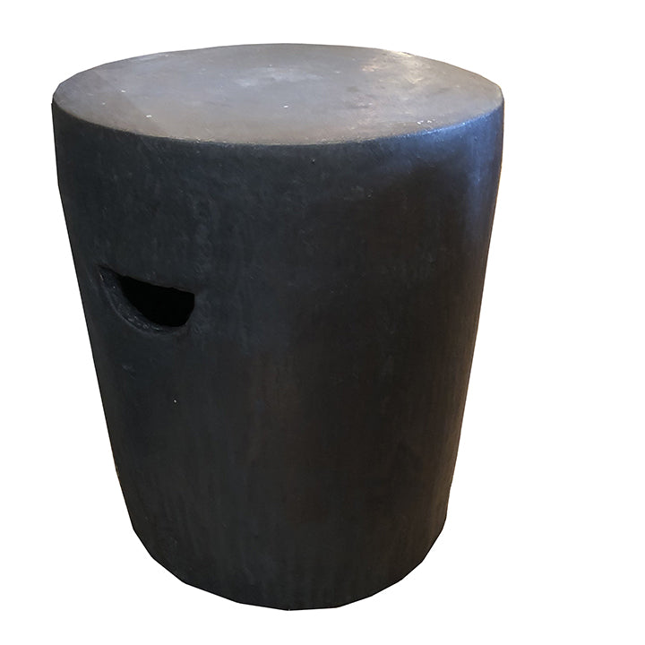 black garden stool