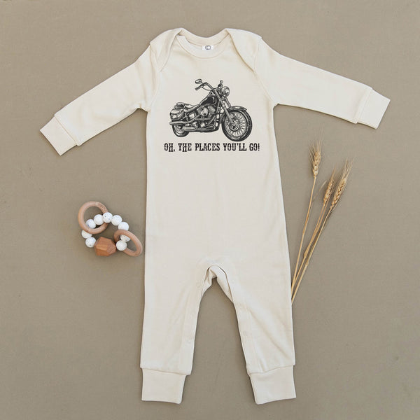 Motorcycle Long Sleeve Baby One-Piece for Sale