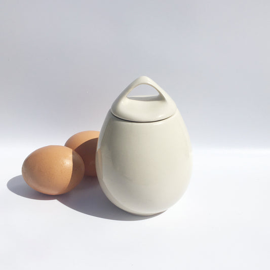 AggCoddler Small Julia Porcelain Multi-Purpose Gourmet Egg Cooker, 1-Egg Capacity