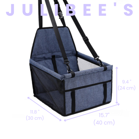 Julibee's Bucket Dog Car Seat Size Chart