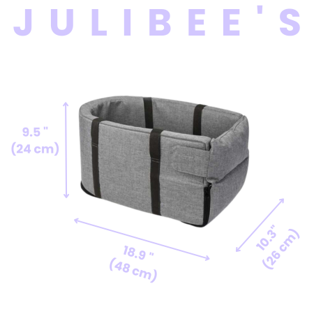 Julibee's Portable Console Dog Car Seat-Taille