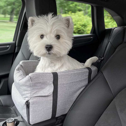 console dog car seat