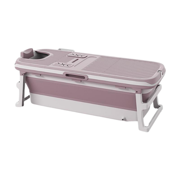 Billede af Foldbare badekar med låg model - Tisvilde - 132cm - Rosa