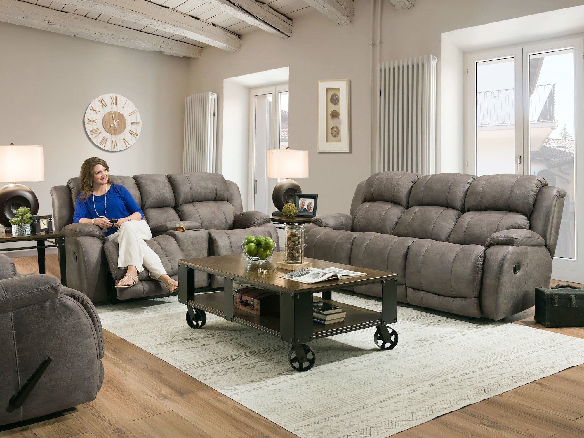 barrow handing shelves living room