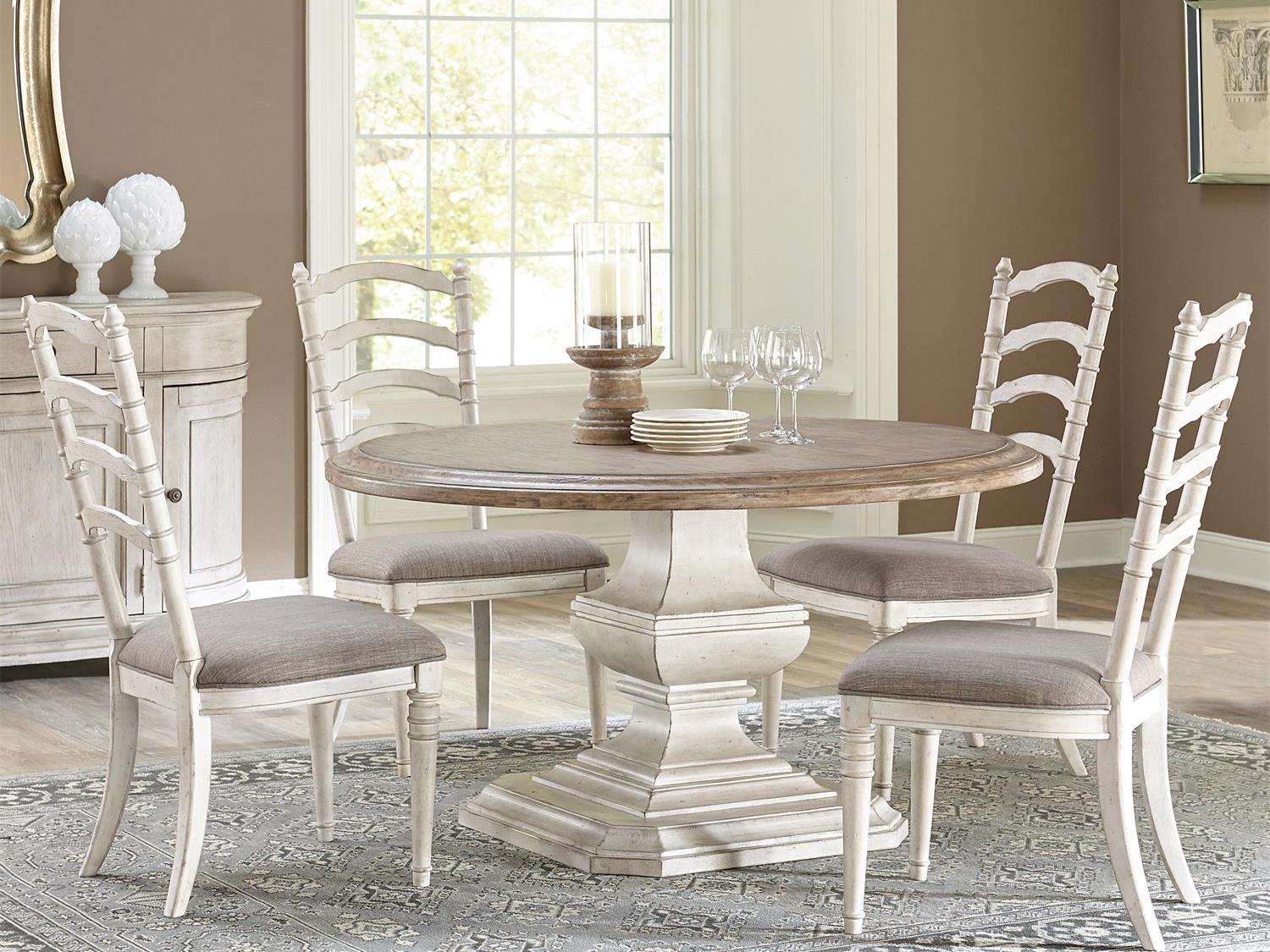 Elizabeth 6 Piece Round Dining Table And Chairs By Riverside