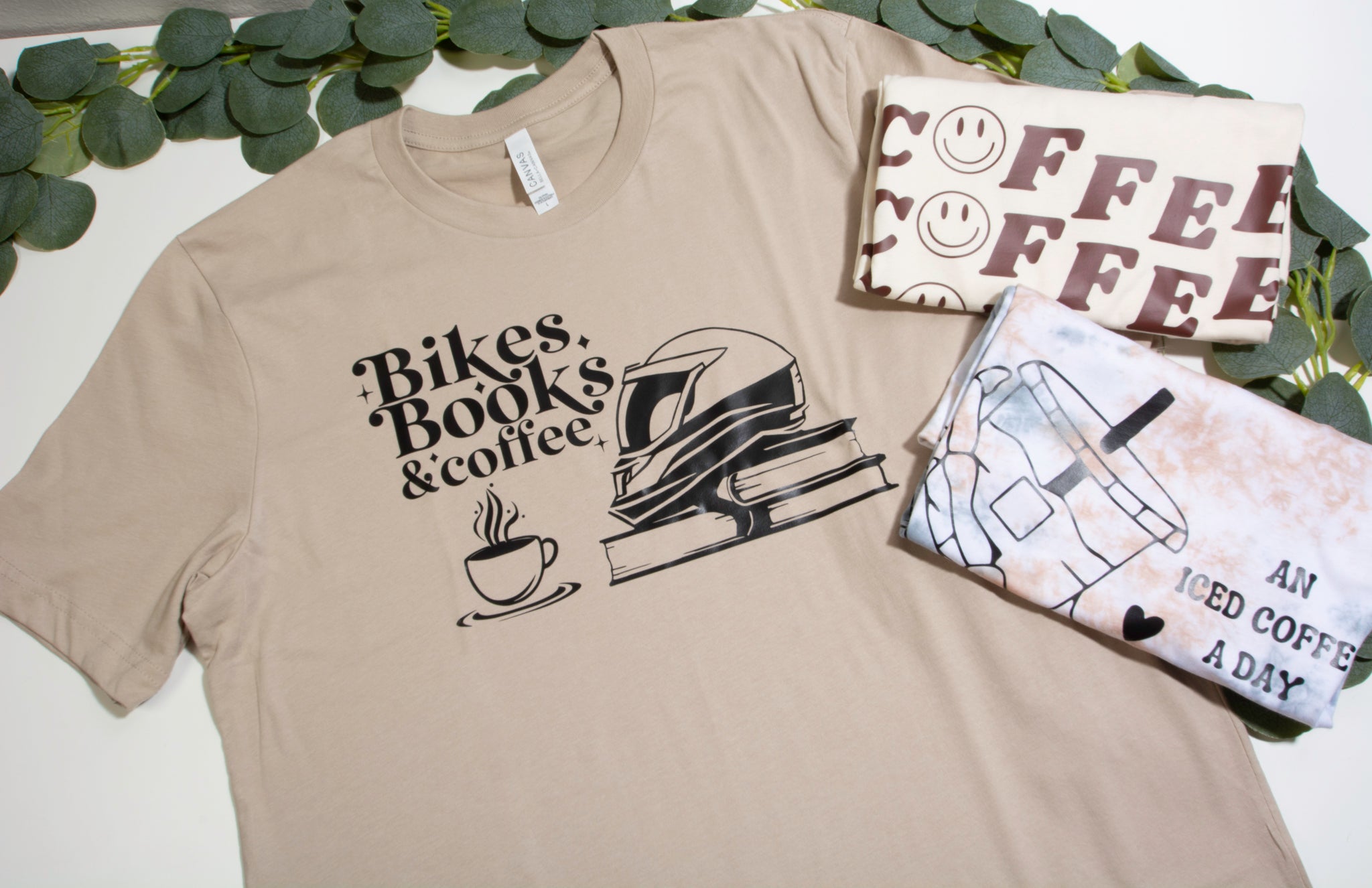 Bikes. Books. Coffee. Tee