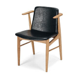 flores dining chair black
