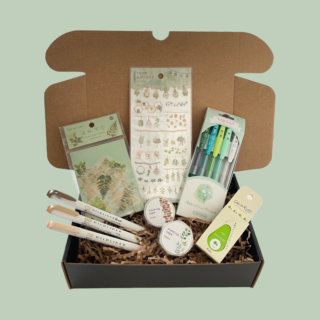 stationery gift box_mizu no oto_botanical calm
