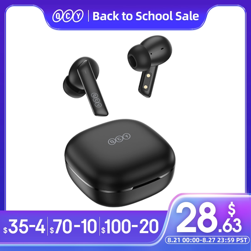 QCY HT05 ANC Wireless Earphone 40dB Noise Cancelling Bluetooth 5.2