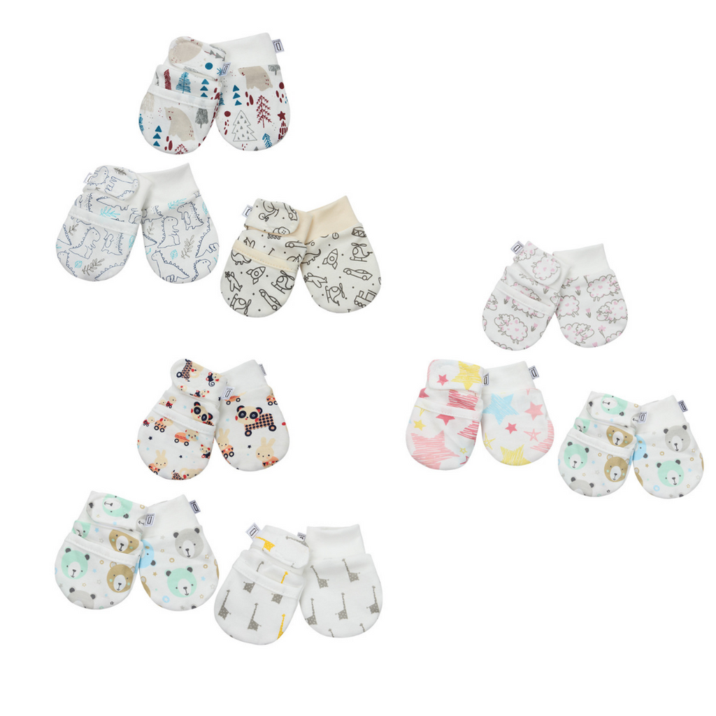 newborn baby scratch mittens