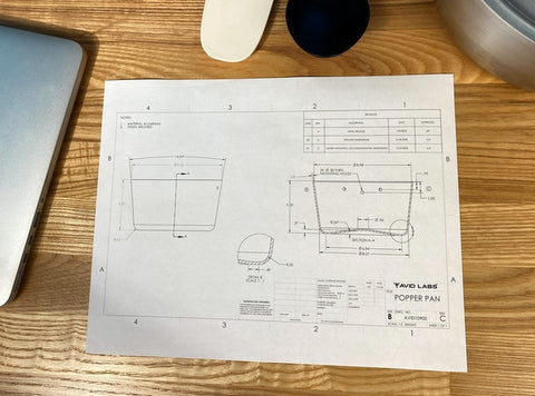 Popper CAD Drawing