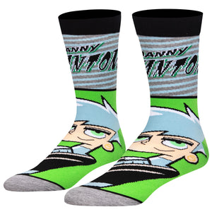 Men's "Danny Phantom Big Head" Socks - Couple Of Socks