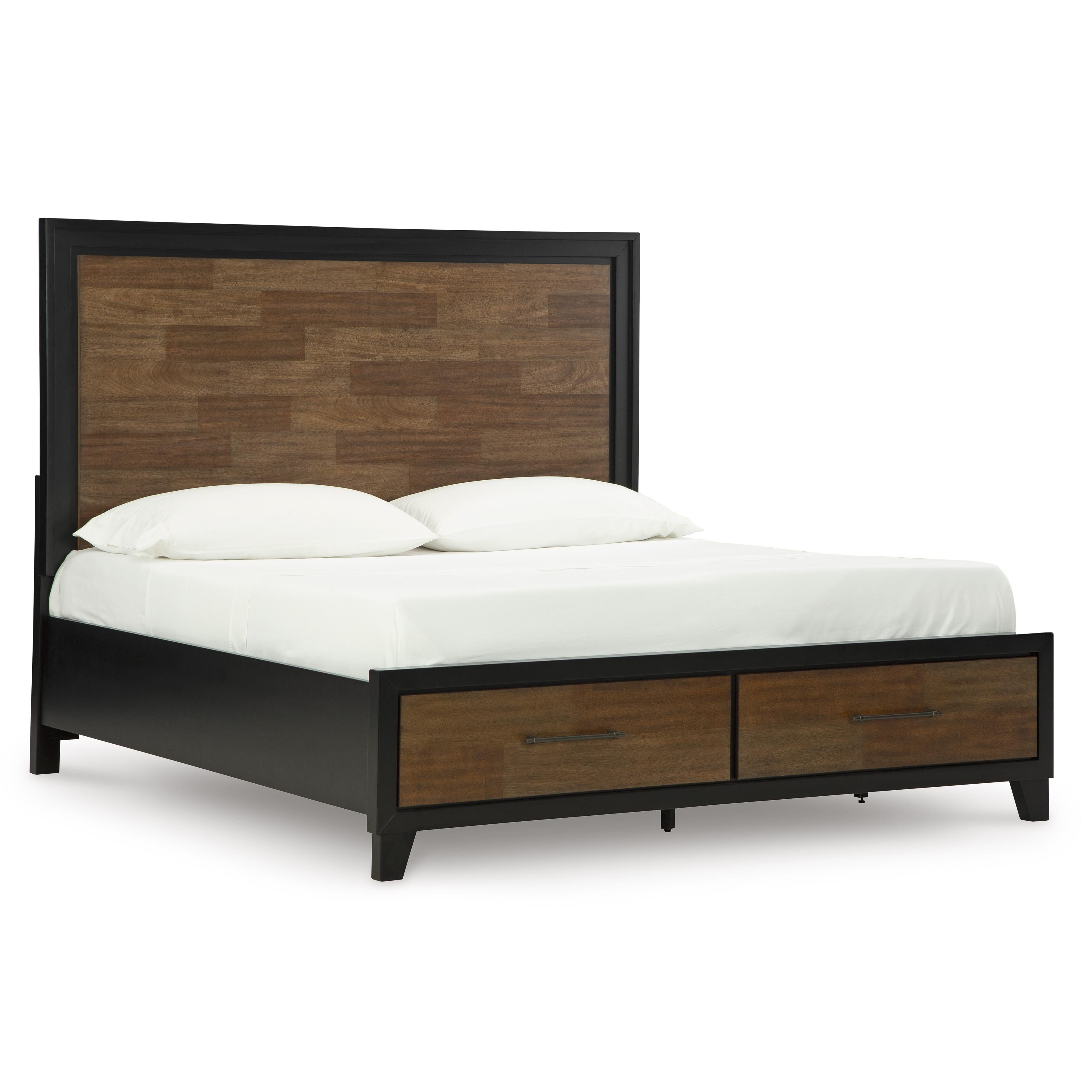 Benchcraft Kraeburn B496B6 Queen Panel Storage Bed