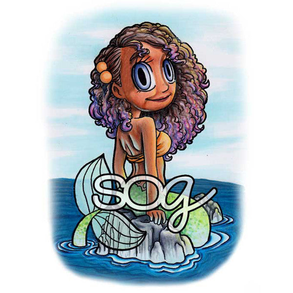 Mermaid Piper Digi Stamp, SomeOddGirl - 1