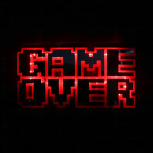 GAME OVER LED WALL LIGHT
