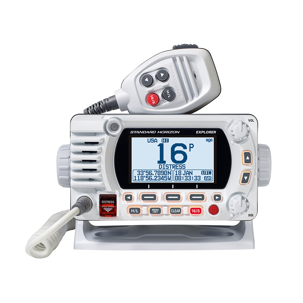 Standard Horizon GX1850 Fixed Mount VHF NMEA 2000 White GX1850W – Madsen  Machine LLC