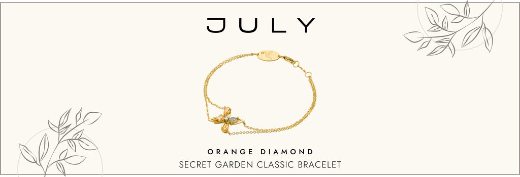 Orange diamond jewelry