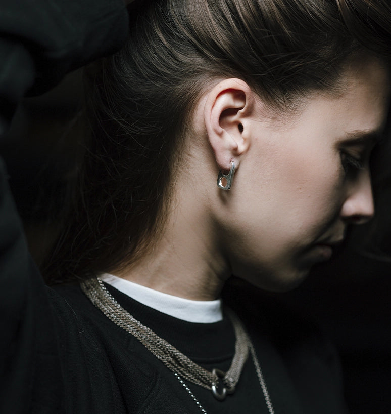Kes Jewelry Silver Earring Chains